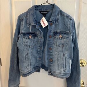 Ladies JOUJOU sz lg denim jacket NWT